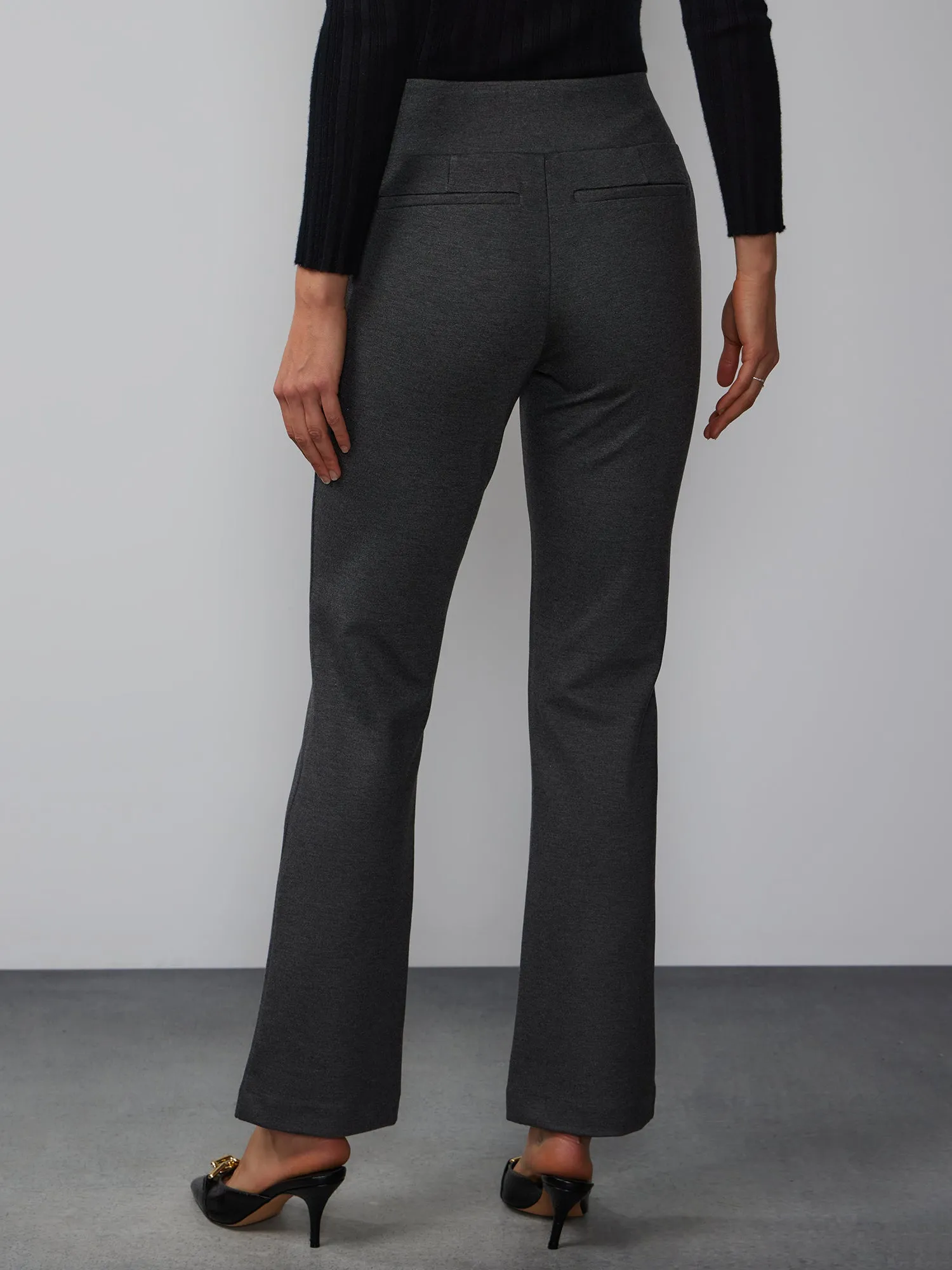 Ponte Bootcut High-Rise Pants