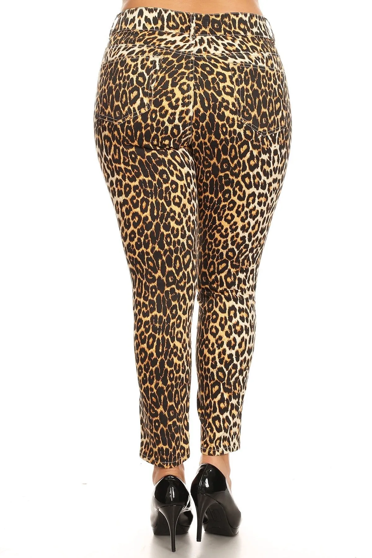 Printed Cheetah Pants