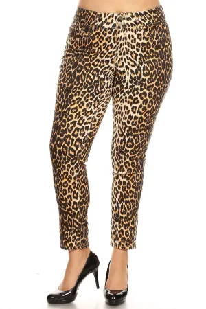 Printed Cheetah Pants