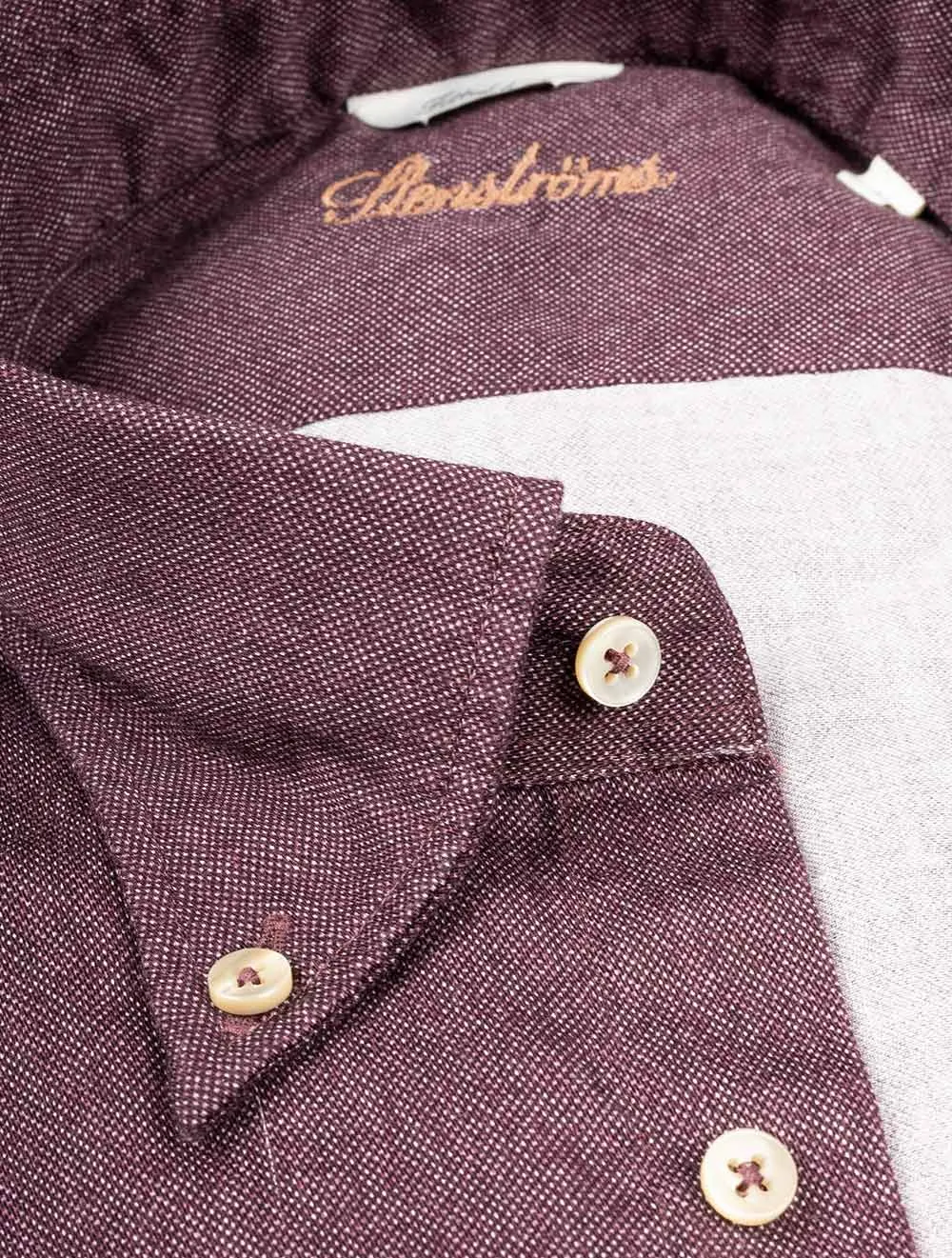 Purple Sport Casual Fitted Shirt