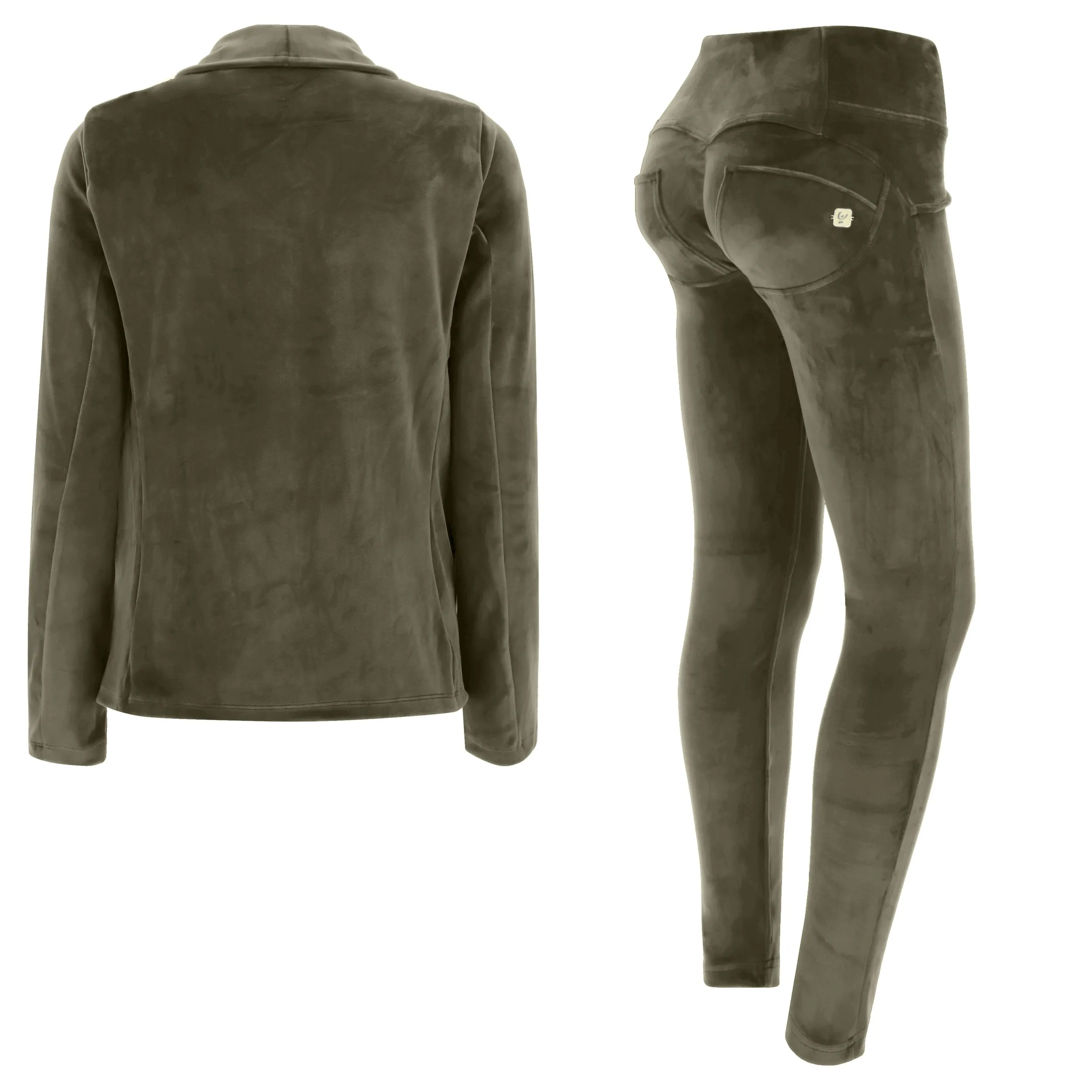 (S0WWTK3-V74) Green WR.UP® Velvet Tracksuit met BLAZER & WR.UP® Velvet pant