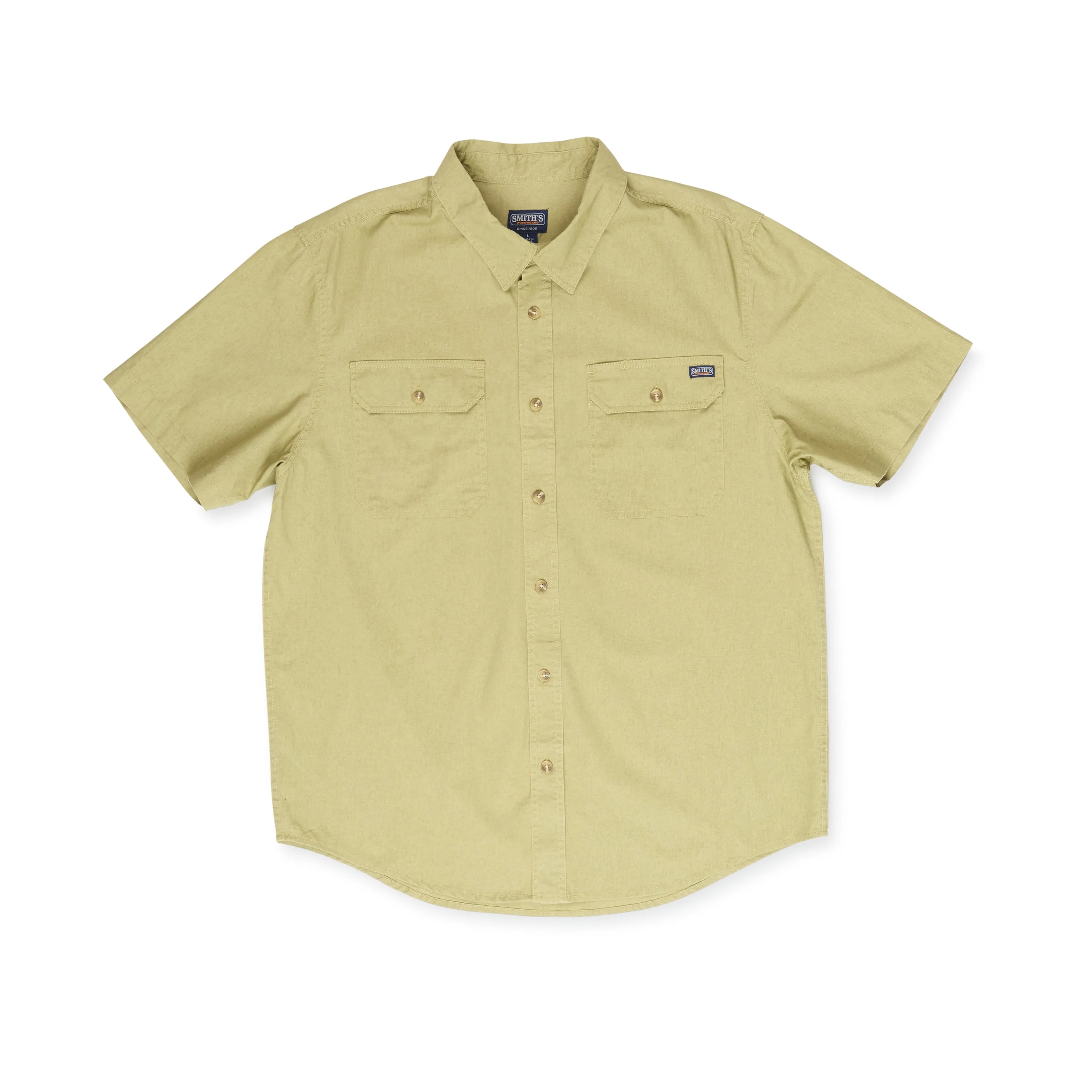 SANDWASHED SHORT SLEEVE WORK SHIRT