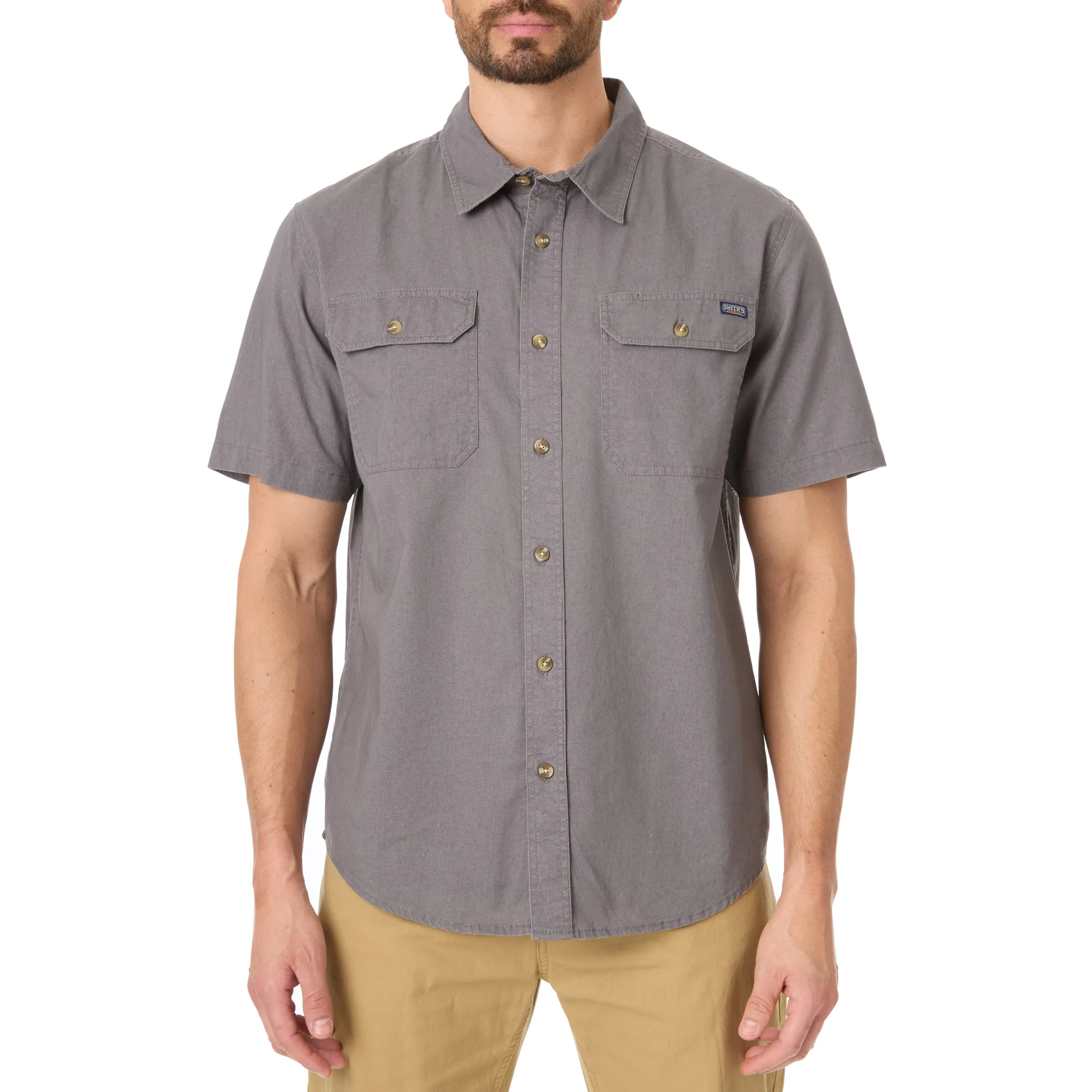 SANDWASHED SHORT SLEEVE WORK SHIRT