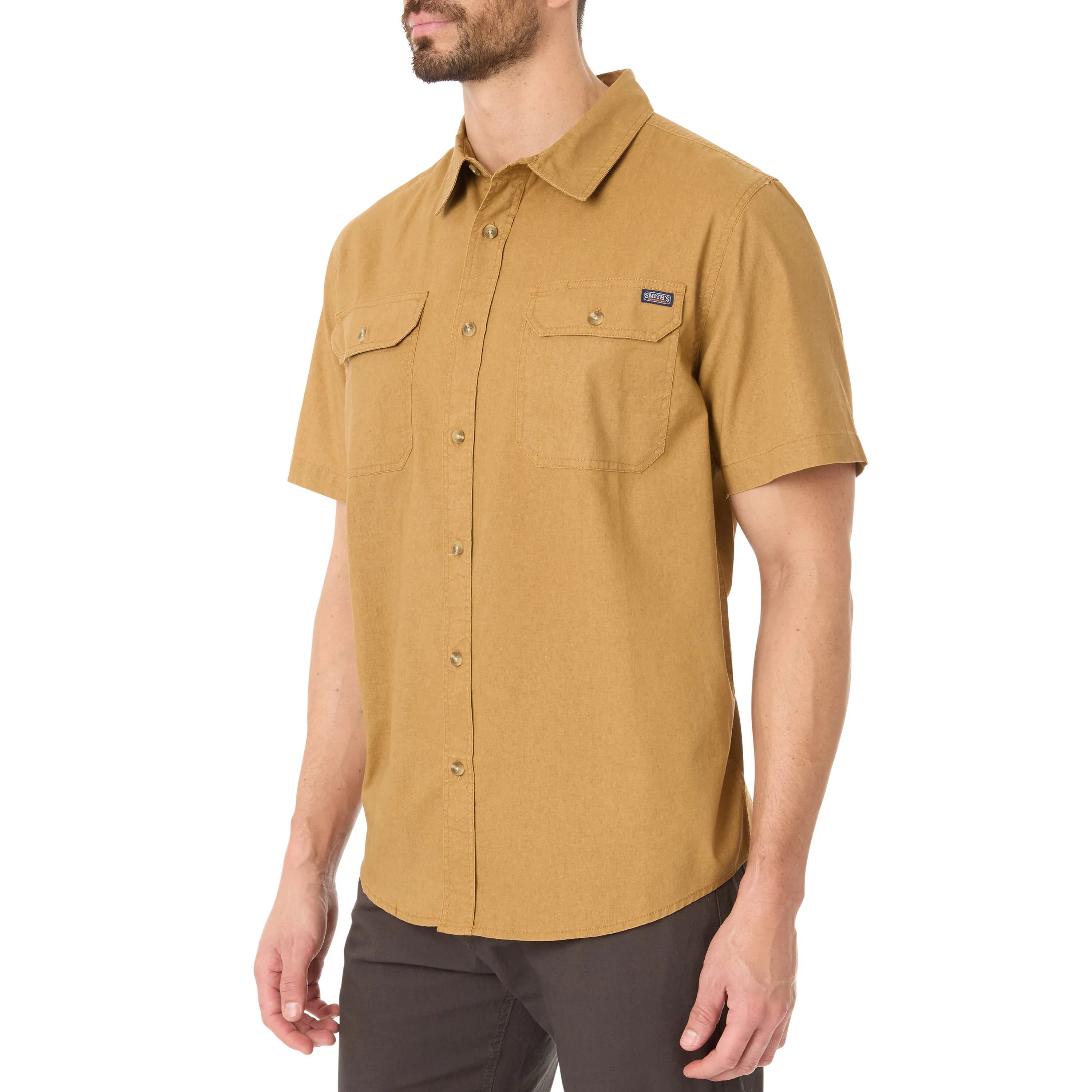 SANDWASHED SHORT SLEEVE WORK SHIRT