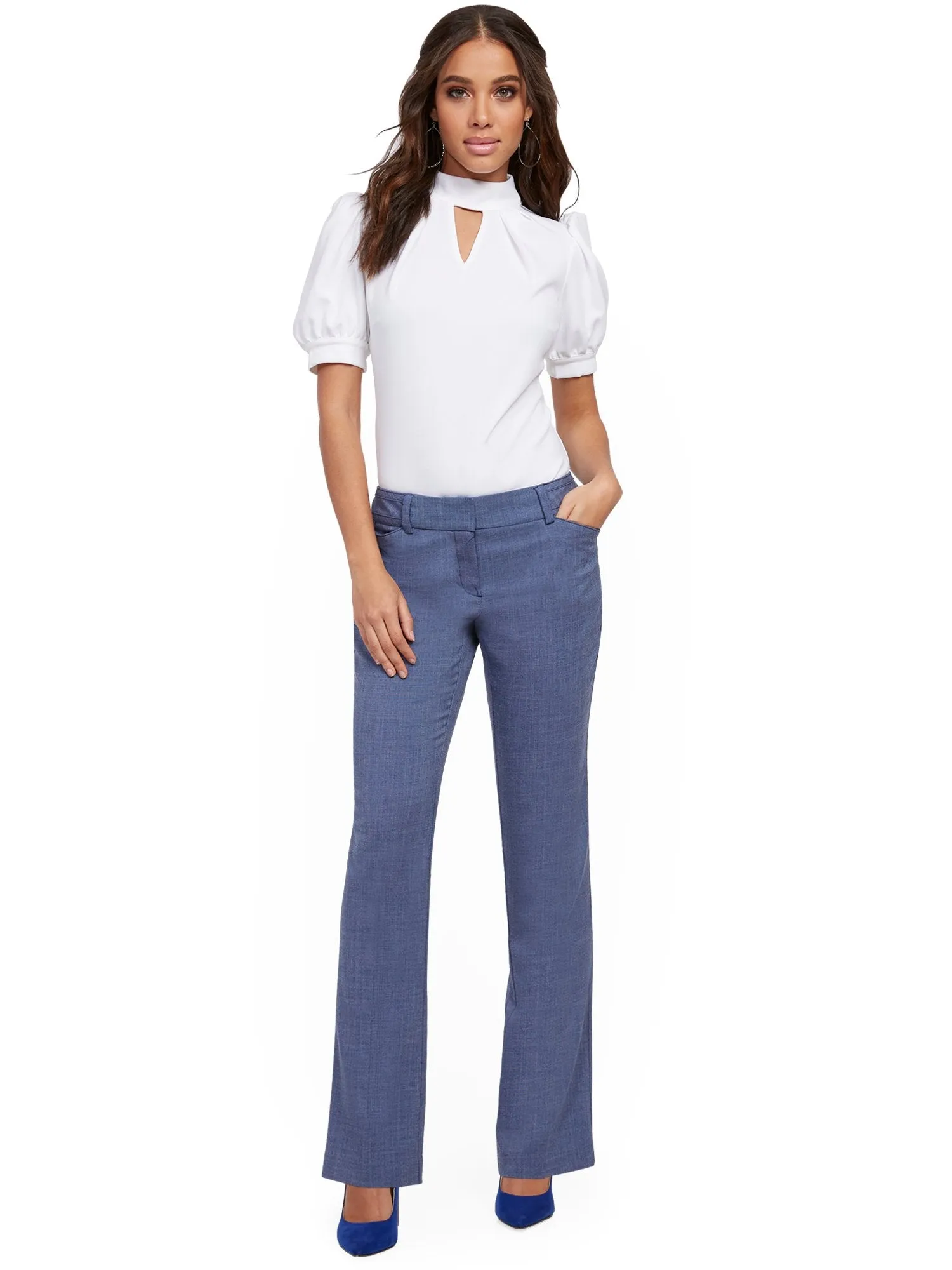 Straight-Leg Pant - Signature Fit - 7th Avenue