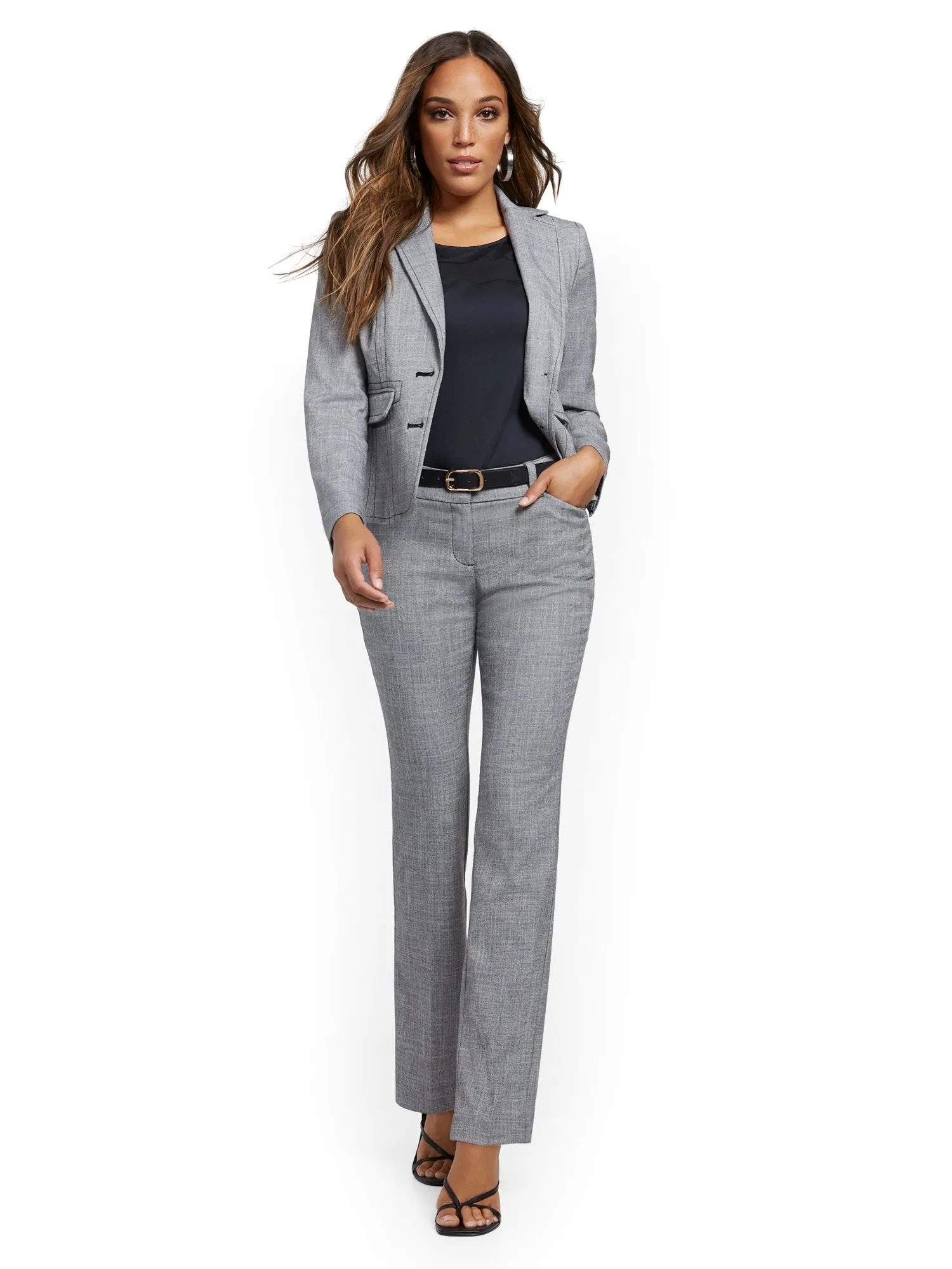 Straight-Leg Pant - Signature Fit - 7th Avenue