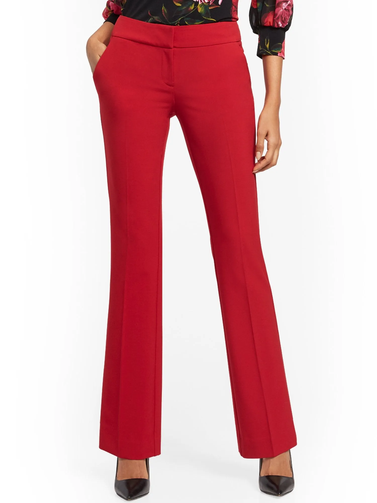 Straight-Leg Pant - Signature Fit - Double Stretch - 7th Avenue