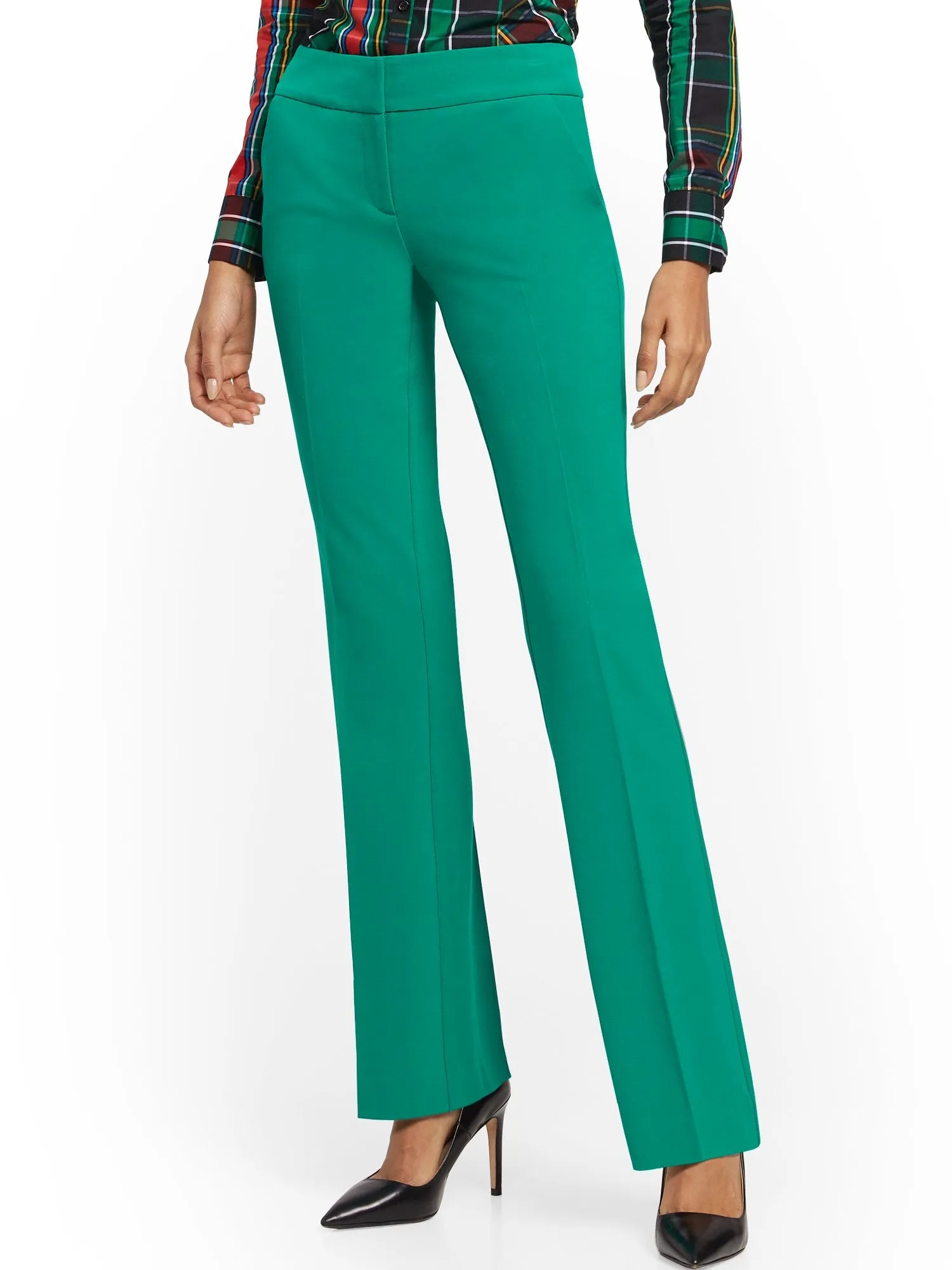 Straight-Leg Pant - Signature Fit - Double Stretch - 7th Avenue