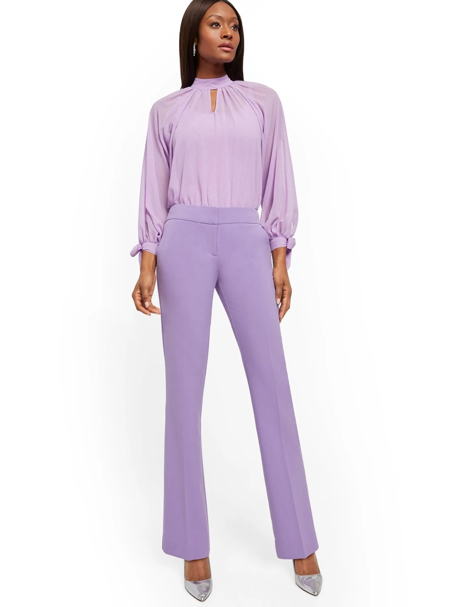 Straight-Leg Pant - Signature Fit - Double Stretch - 7th Avenue