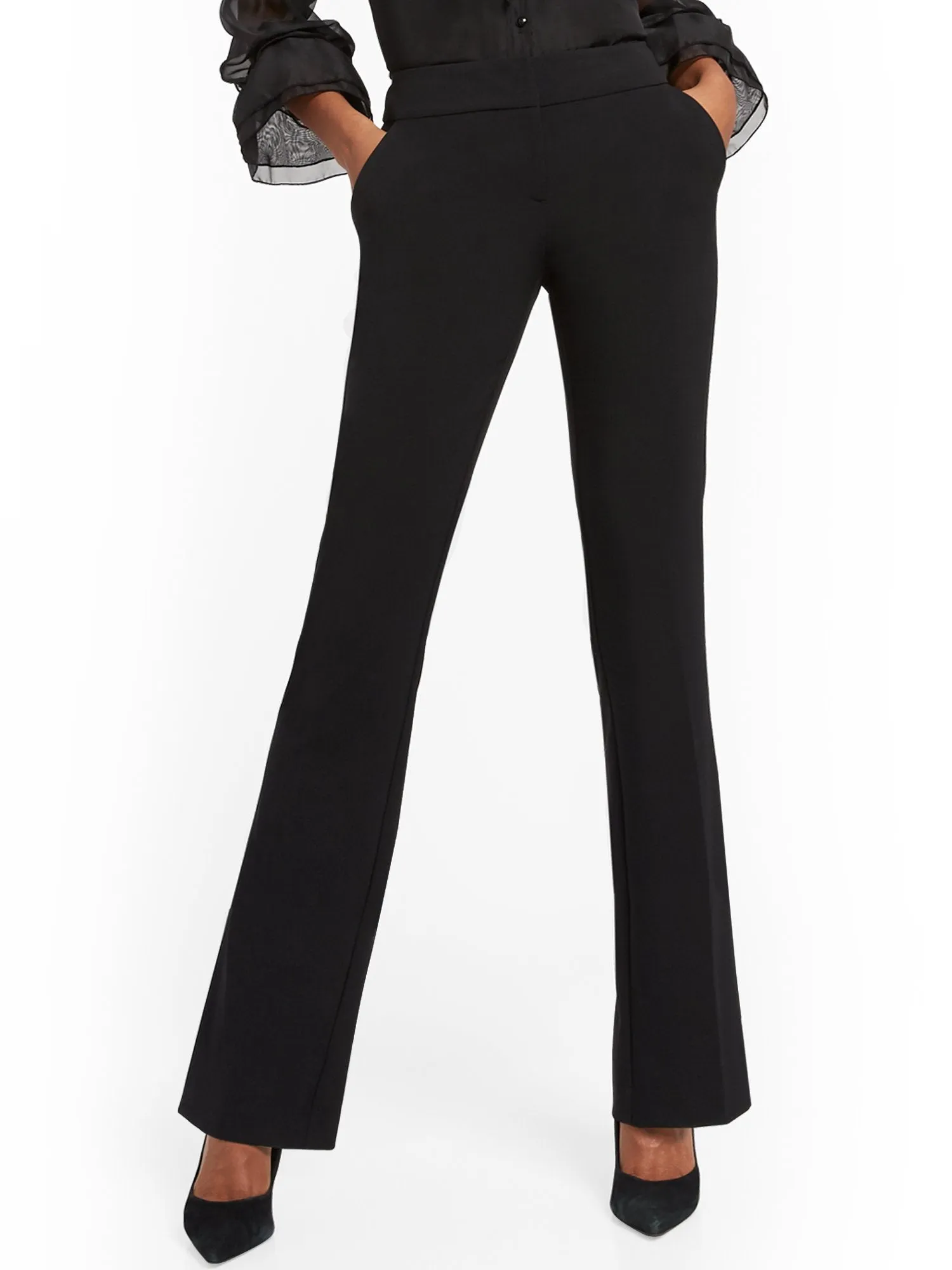 Straight-Leg Pant - Signature Fit - Double Stretch - 7th Avenue