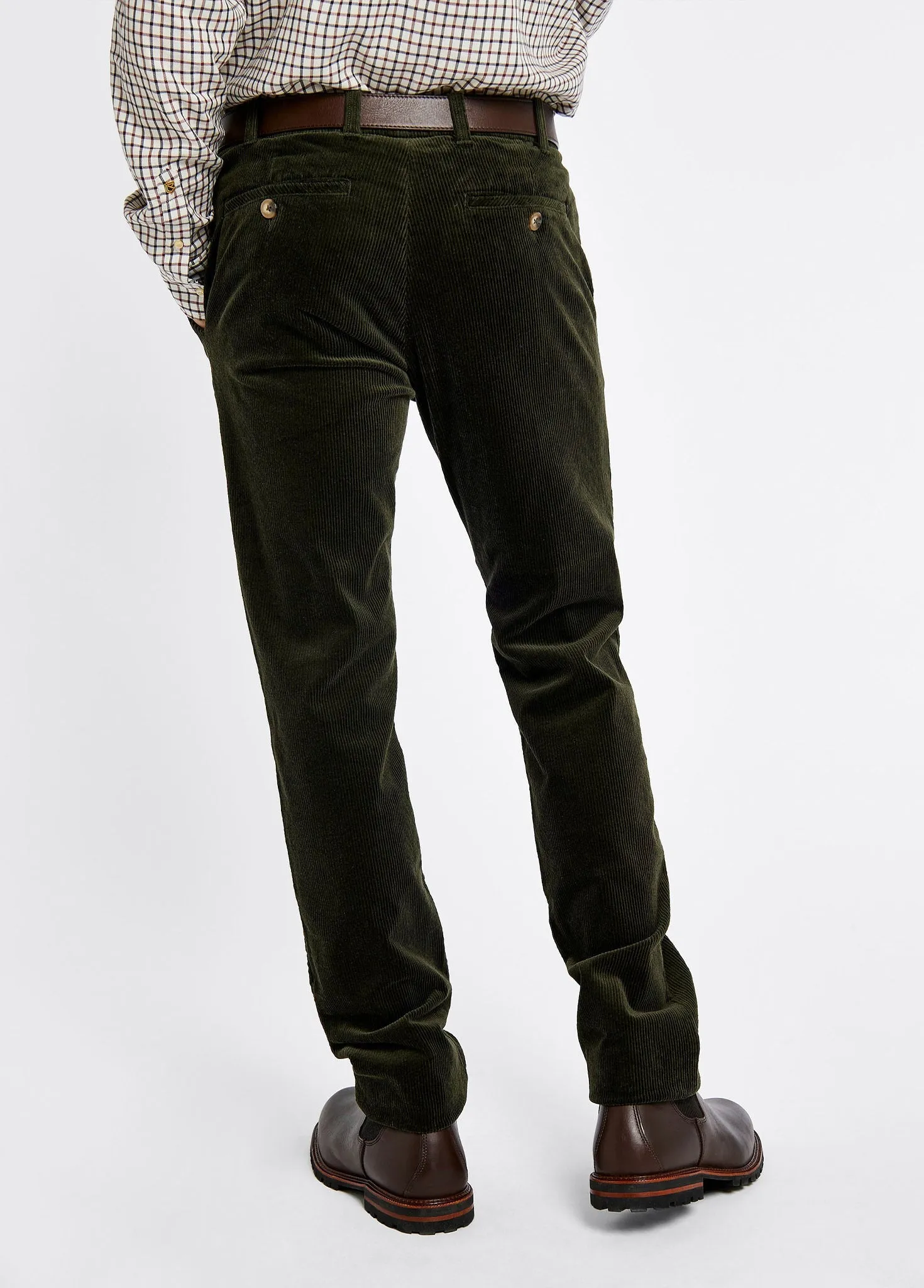 Stride Men's Corduroy Trousers 32in inseam - Olive