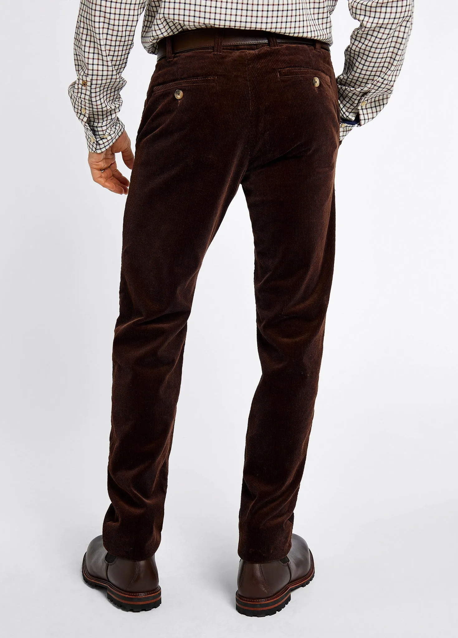 Stride Men's Corduroy Trousers 34in inseam - Brown