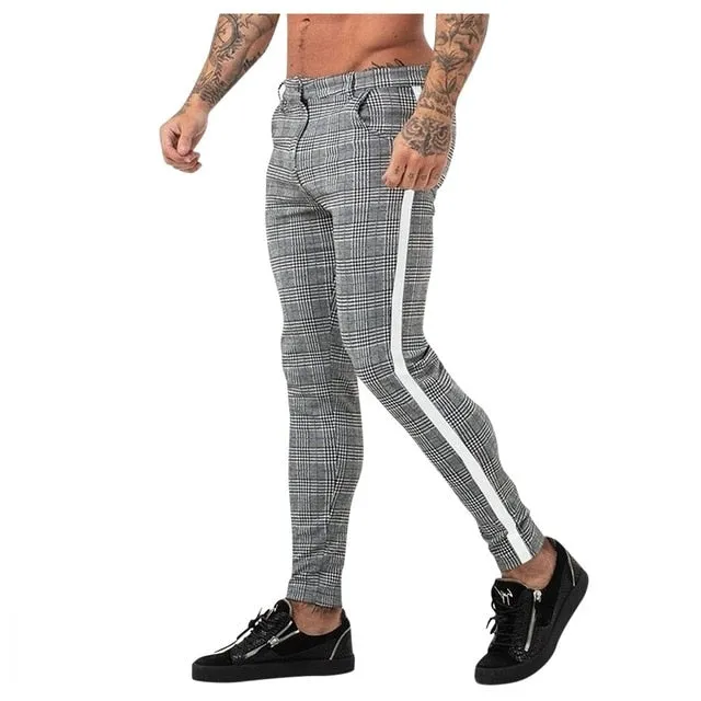 Sweatpants Men Sports Casual Print Bodybuilding Flexible Waist Long Pants