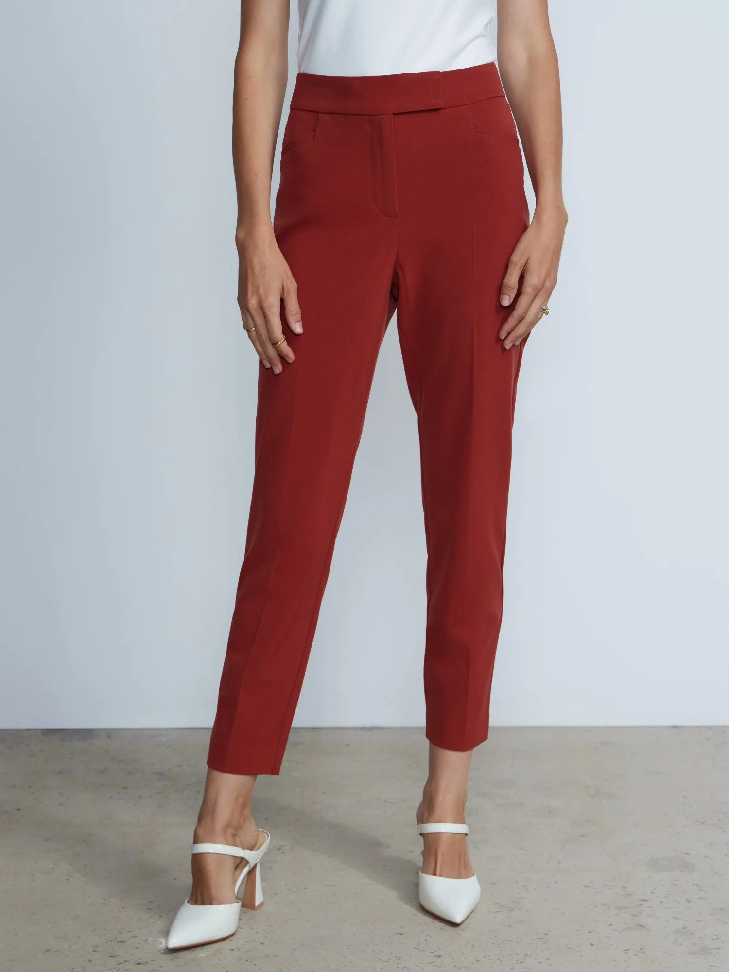 Tall High Rise Straight Leg Pant