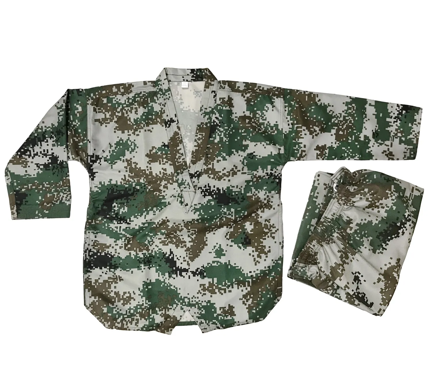 Team Set, V-Neck, Camo with Camo Pants