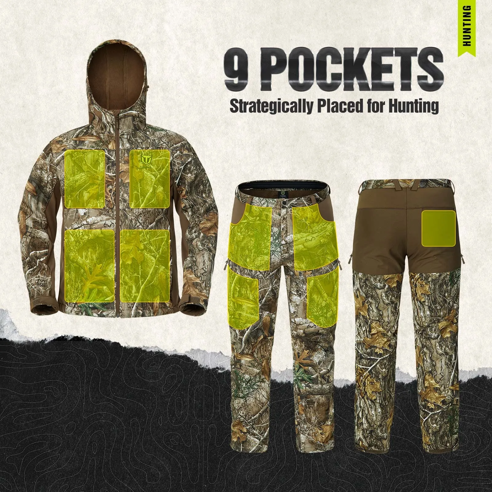 TideWe® Hunting Clothes for Men