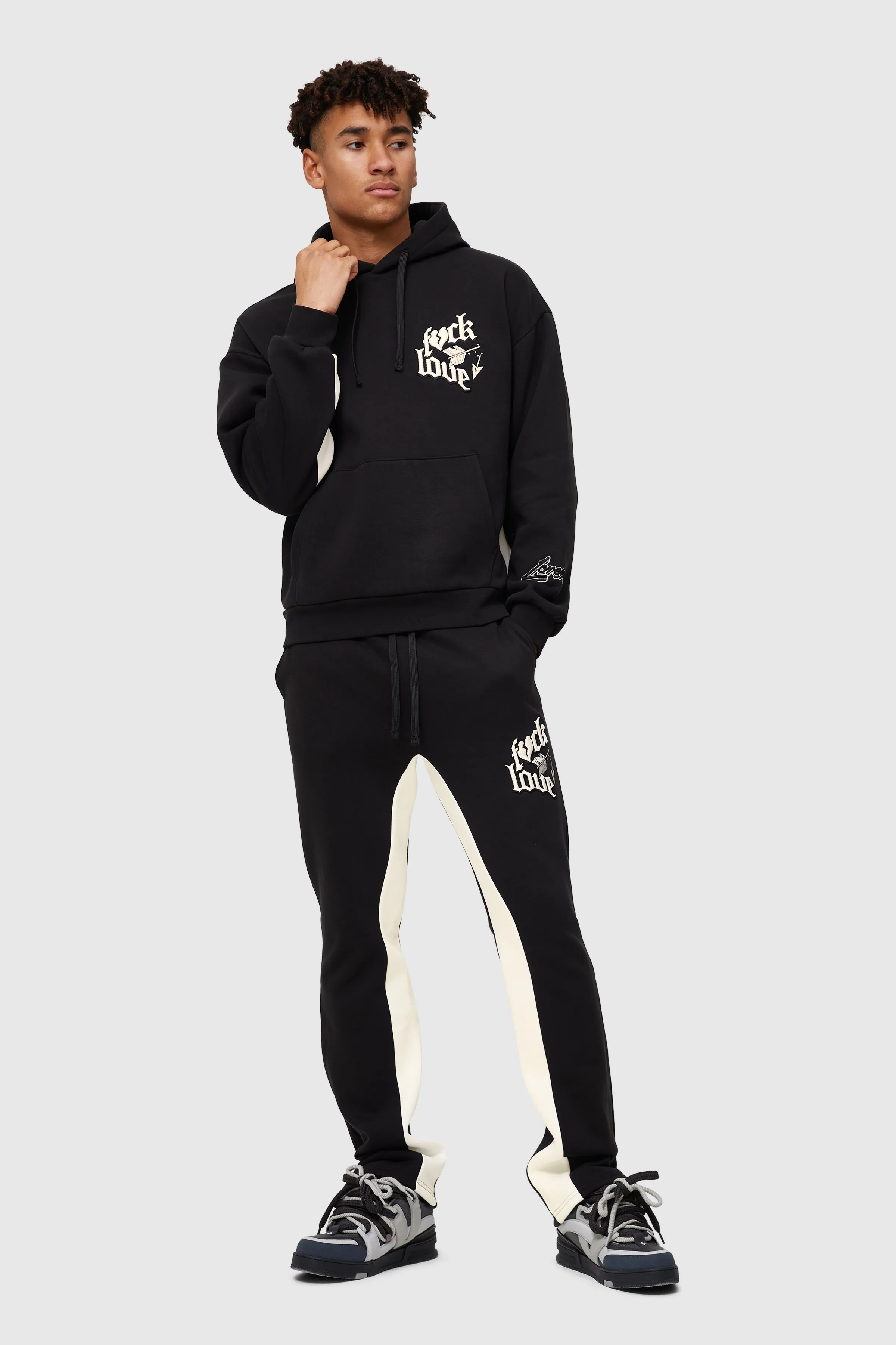 TOUGH LOVE FLARE JOGGER - BLACK