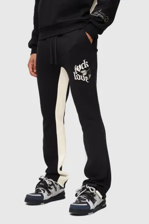 TOUGH LOVE FLARE JOGGER - BLACK