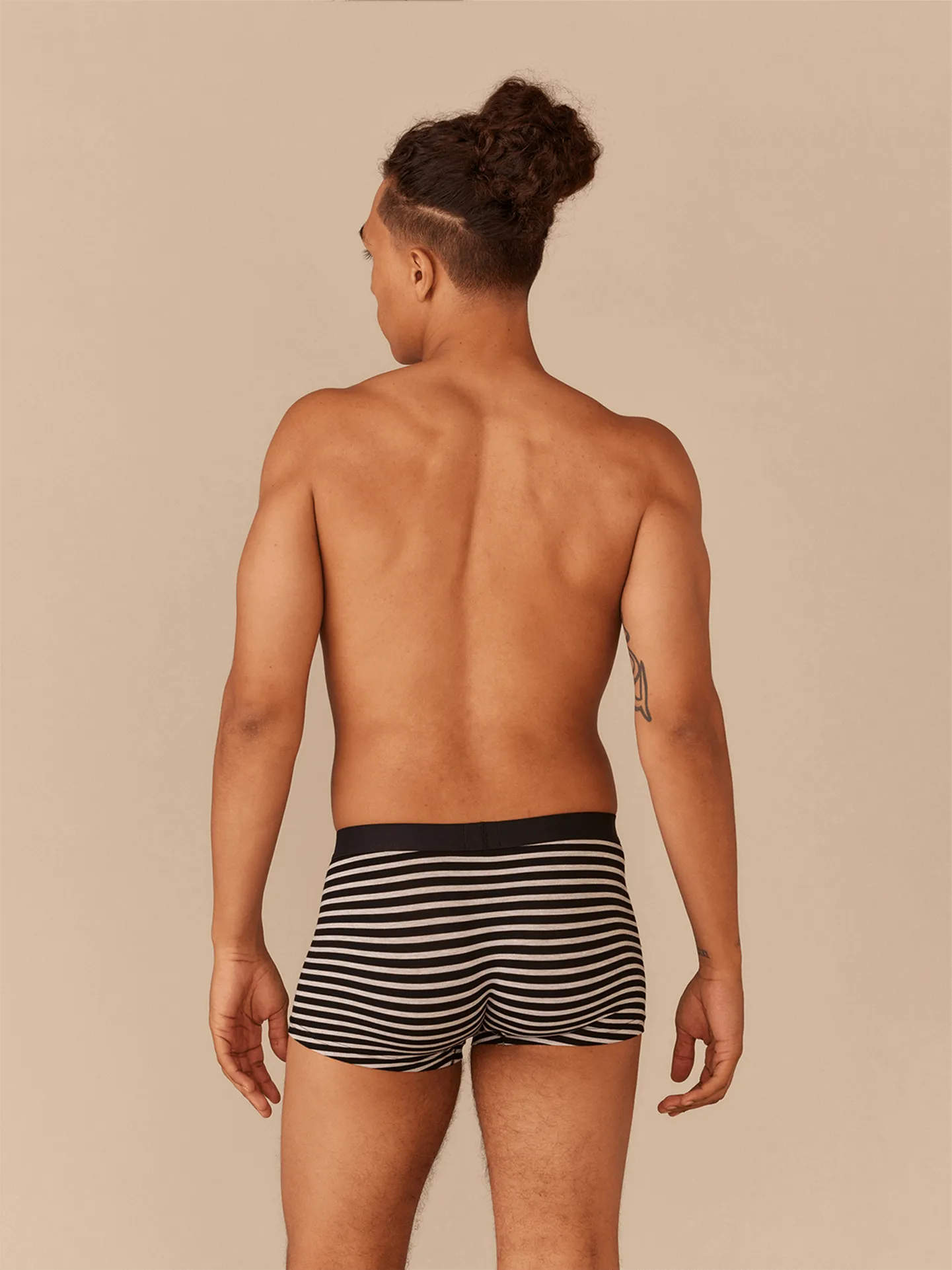 Trunk | Heather Grey Stripes