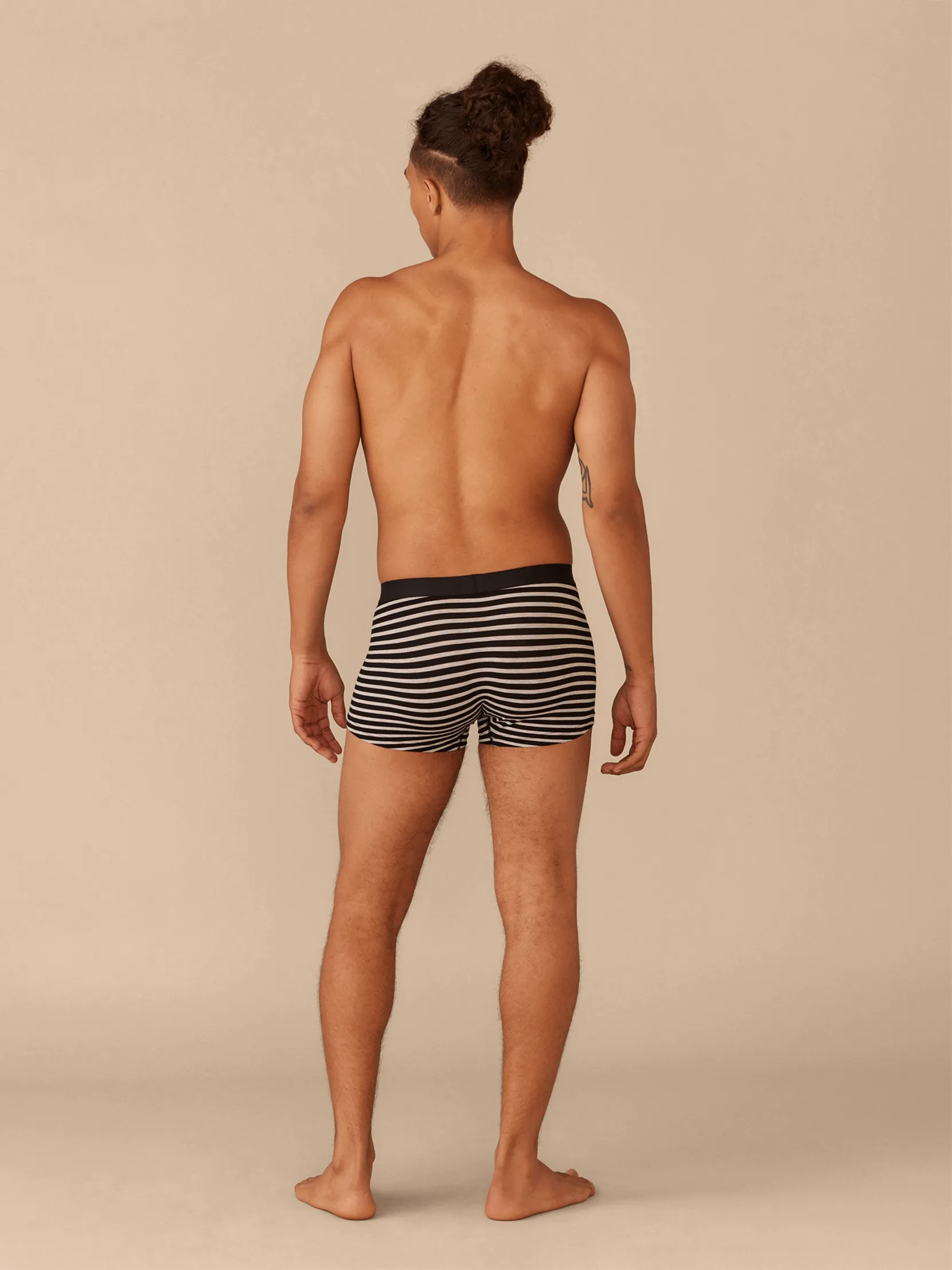 Trunk | Heather Grey Stripes