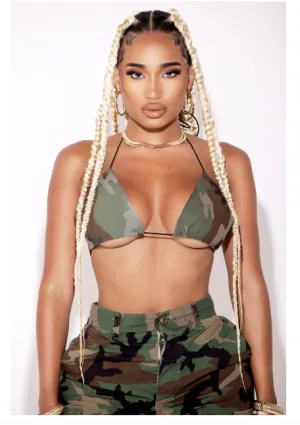 Vintage Recon. Camo Bra