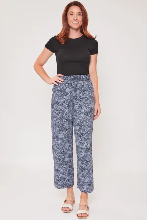 Women´s Elastic Waist Pant With Slit Hem