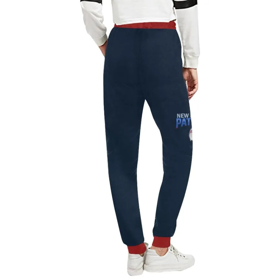 Women's New england patriots Sweatpants Navy Blue Red|Nfl 6X Super bowl champs Jogger Pants|Baggy Slacks